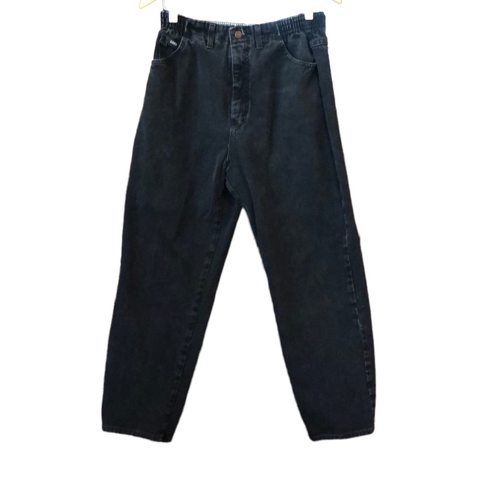 Vintage Lee black high rise mom jeans size medium 29W